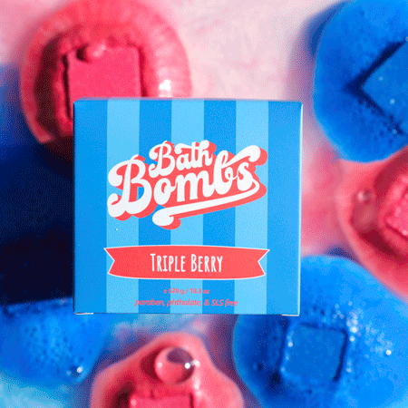 TRIPPLE BERRY Cube Bombs