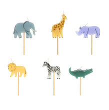 Load image into Gallery viewer, Meri Meri Safari Animal Candles
