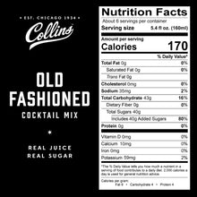 Load image into Gallery viewer, Collins Old Fashion Cocktail Mix
