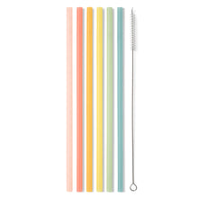 Load image into Gallery viewer, Swig Good Vibrations Rainbow Reusable Straw Set
