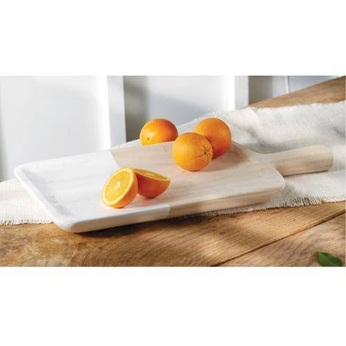 White-dipped Serving Board