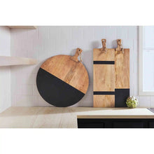 Load image into Gallery viewer, One Striped Black Serving Board
