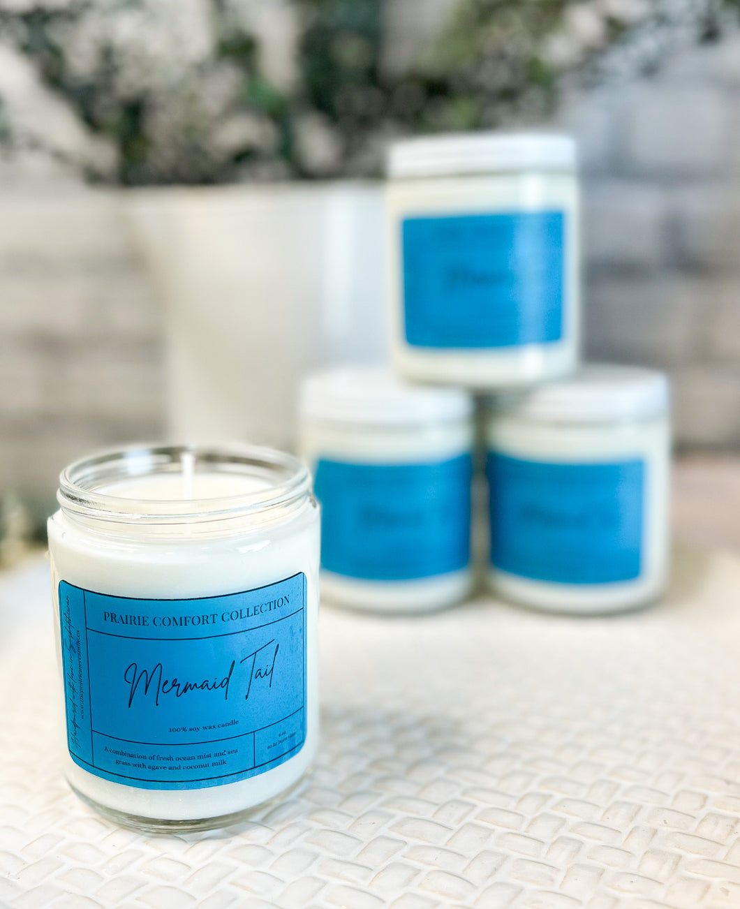 Mermaid Tail 8oz Soy Wax Candle