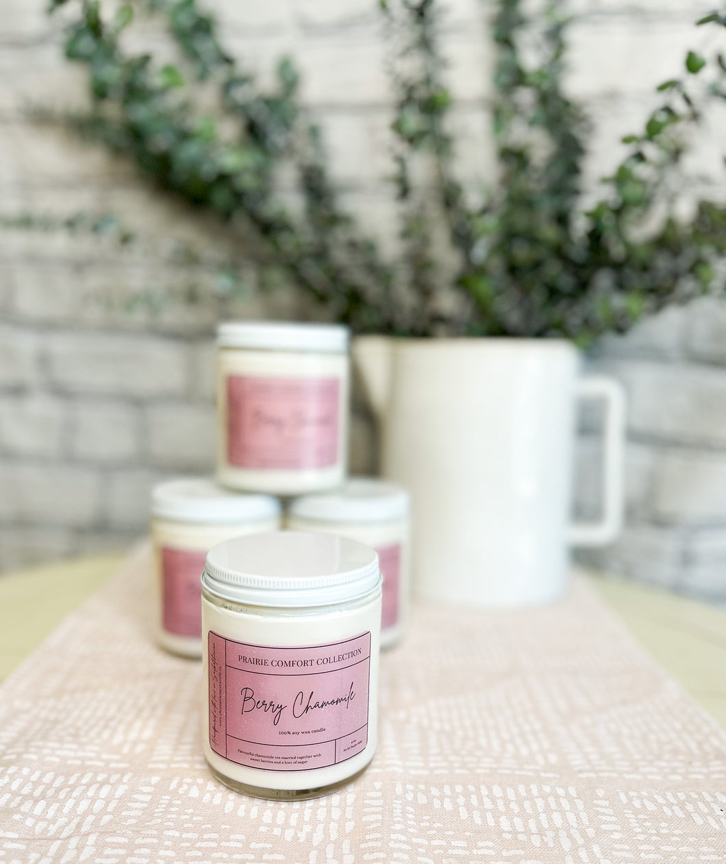 Berry Chamomile 8oz Soy Wax Candle