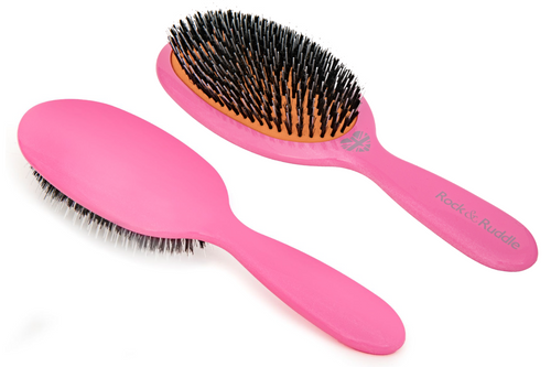 Rock & Ruddle Luxury Super-sized Hair Brush - Tickled Pink