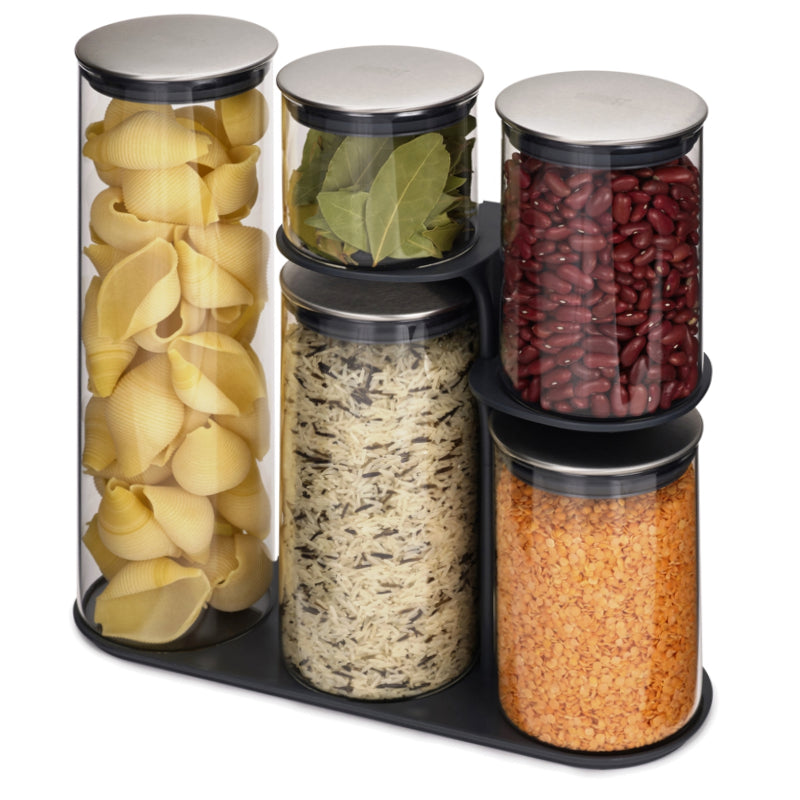PODIUM™100 Glass Food Storage Set