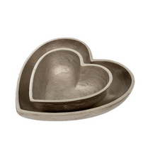 Load image into Gallery viewer, Silver Heart Bowls
