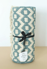 Load image into Gallery viewer, Sullivan Heirloom Table Runner in Lagoon
