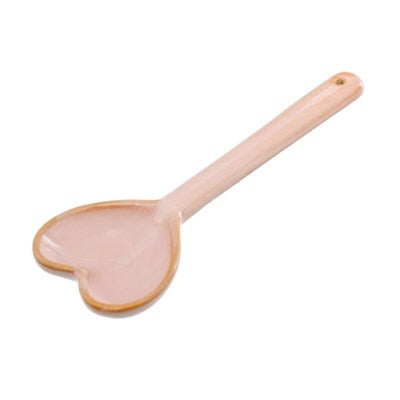 Ceramic Heart Spoon in Blush