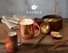 Load image into Gallery viewer, Simmered Cider Copper Mug Candle
